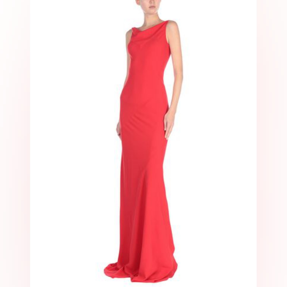 Ss 38(2) NWT $1610 Gareth Pugh long red gown